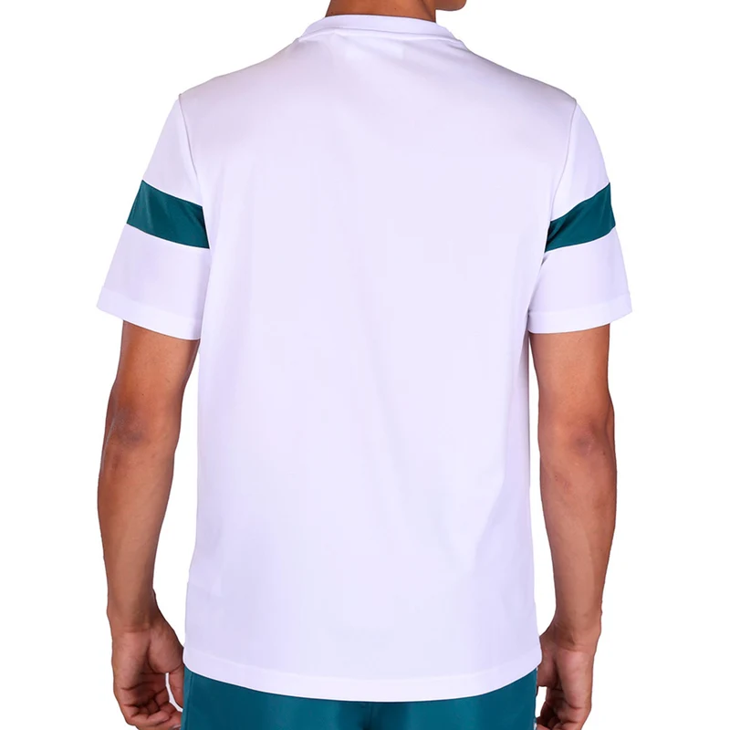 Leone PL T-Shirt Herren - weiß, petrol