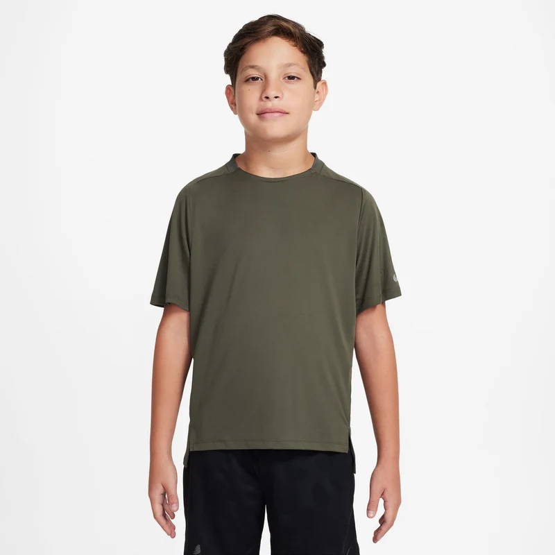 Dri-Fit Multi Tech Laufshirt Jungen-Khaki