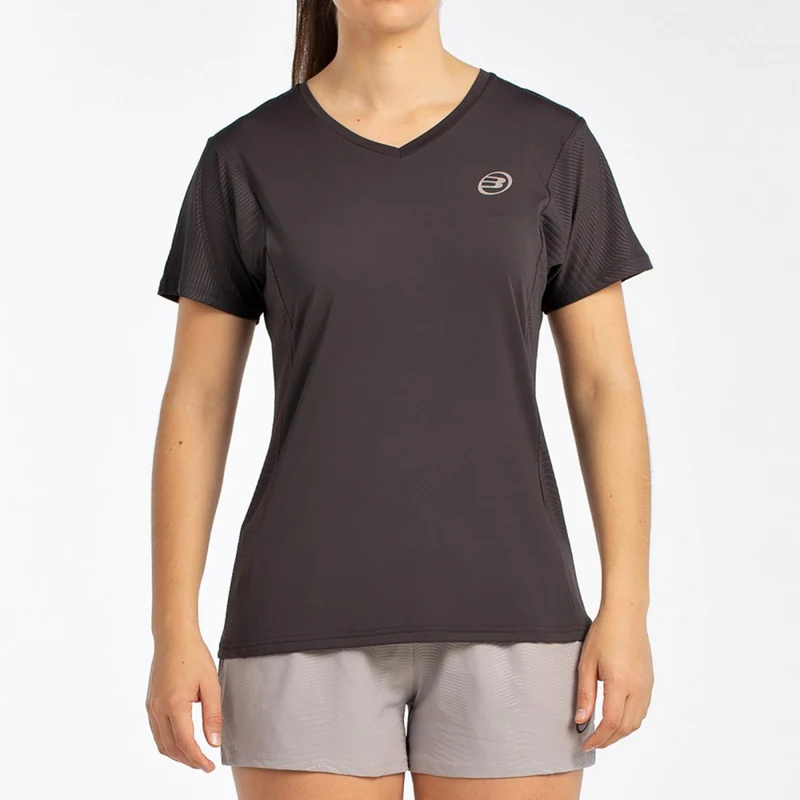 Eches T-Shirt Damen-Anthrazit