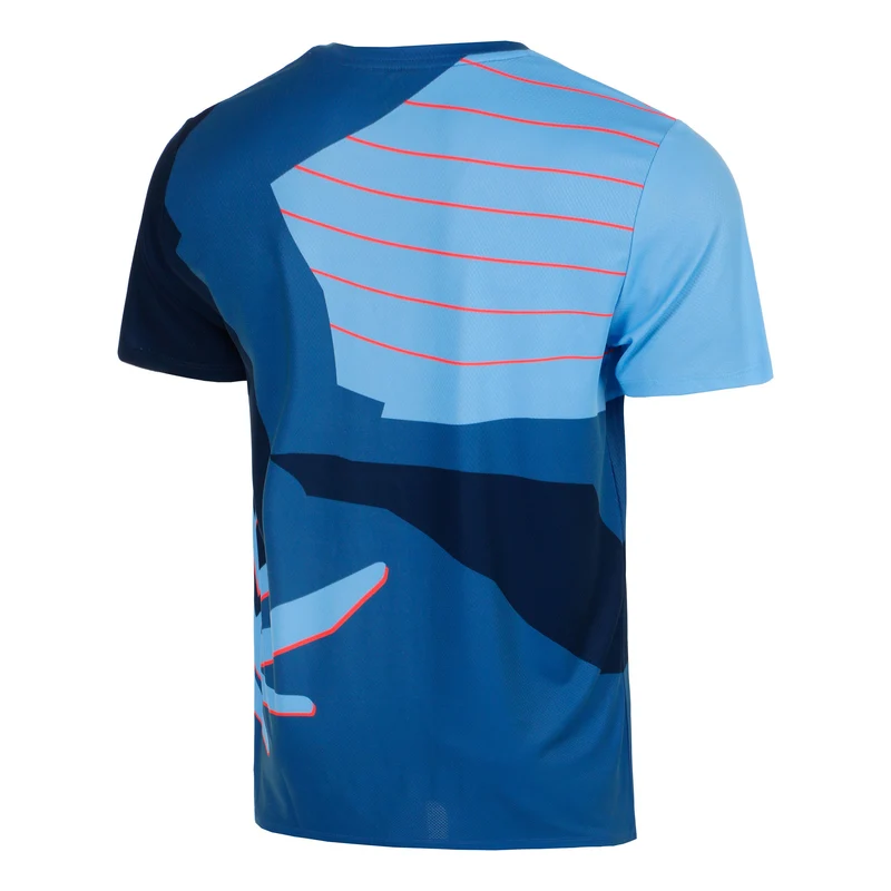 Hey Laguna T-Shirt Herren-blau, koralle