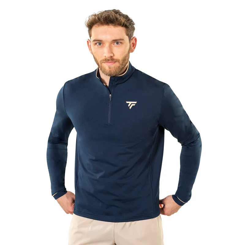 Thermozip Longsleeve Herren - dunkelblau