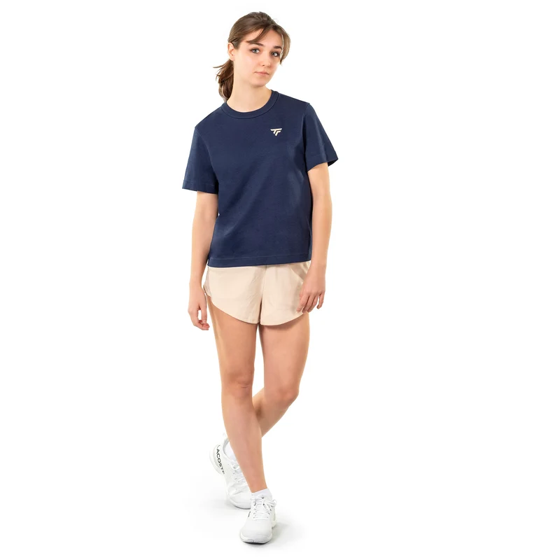 Graphic T-Shirt Damen-dunkelblau
