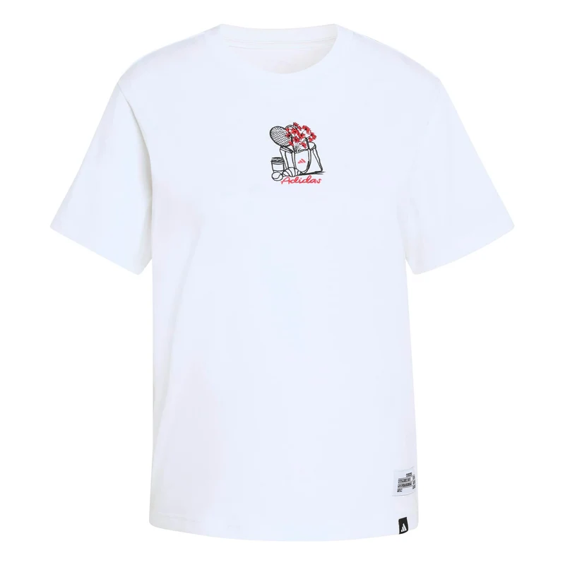MINI Embroidery Graphic T-Shirt Damen - weiß, mehrfarbig