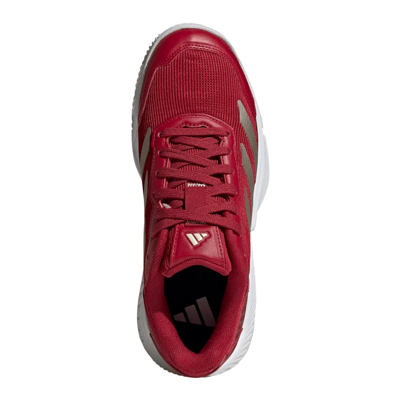 Courtquick Padelschuh Damen - rot, silber