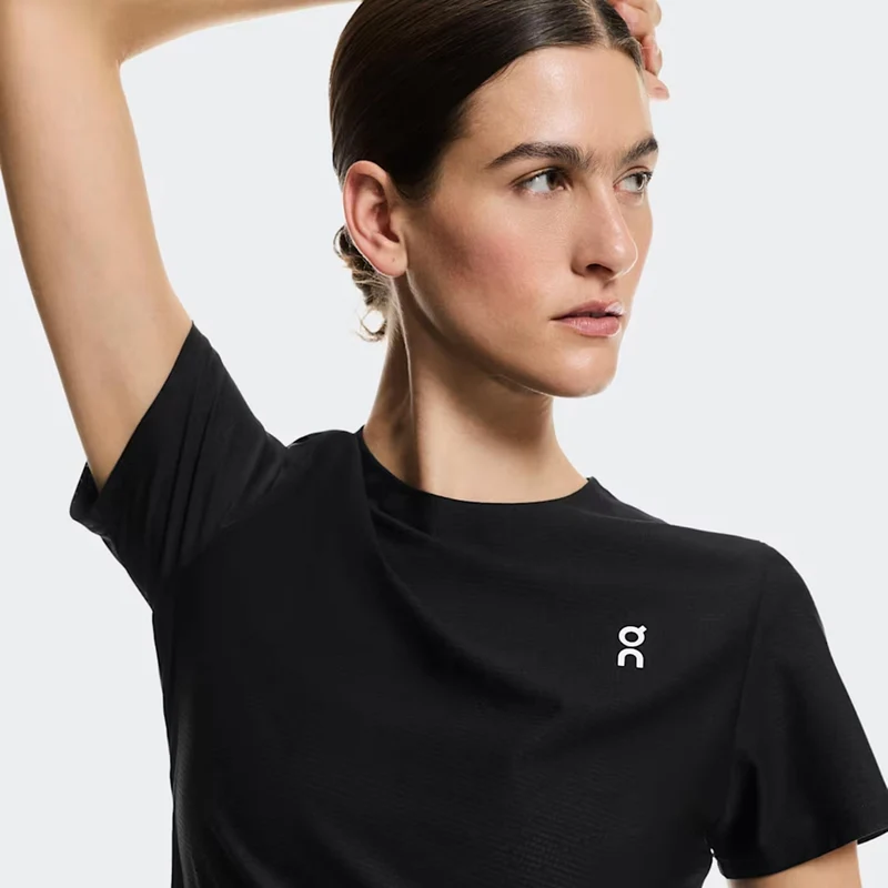 Court T-Shirt Damen - schwarz