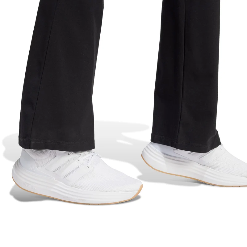 Essentials Small Logo Flared Tight Damen-schwarz