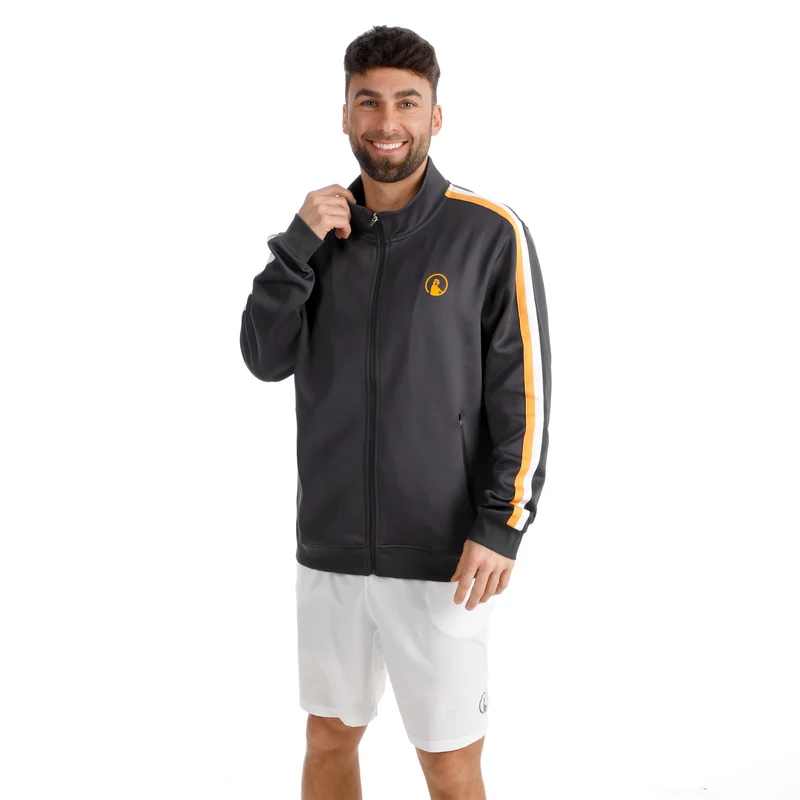 Endlessly Stripes Trainingsjacke Herren-Anthrazit,Orange