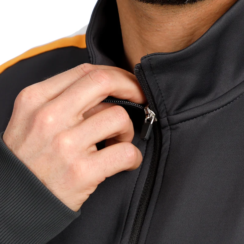 Endlessly Stripes Trainingsjacke Herren-Anthrazit,Orange