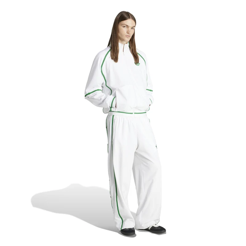Woven Trainingshose Herren - weiß, grün