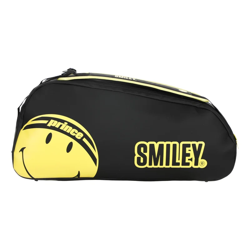 Smiley Schlägertasche 6er-Schwarz