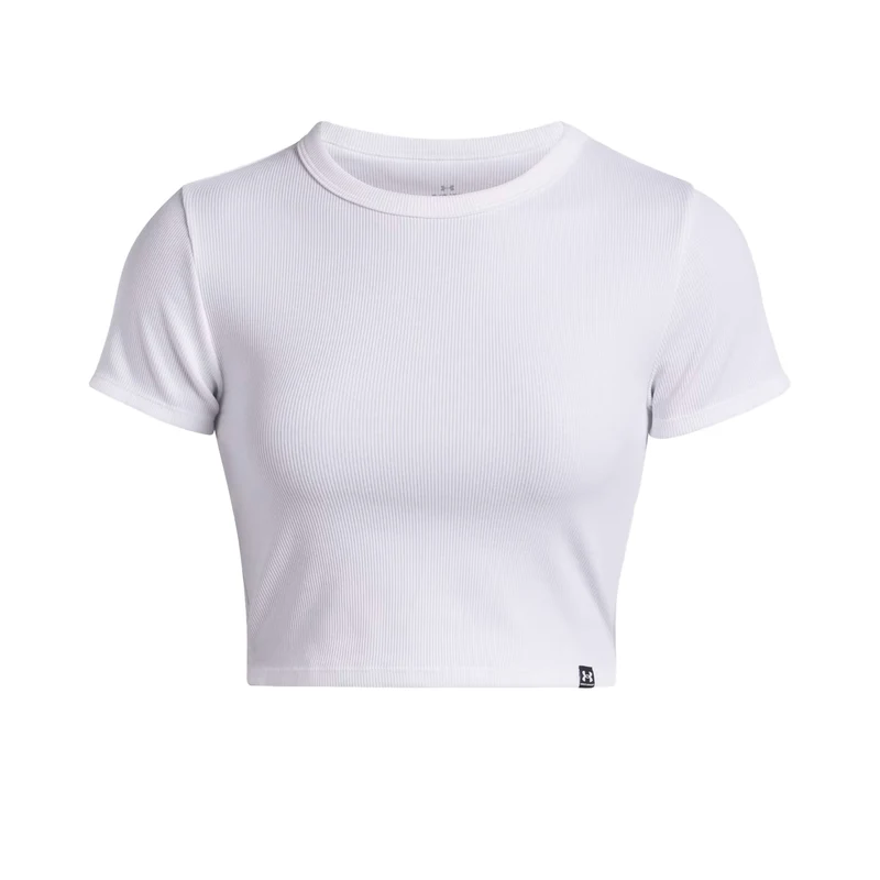 Rival Rib Baby T-Shirt Damen-Weiß