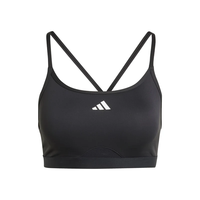 Aeroreact Training 3Stripes Sport-BH Damen - schwarz