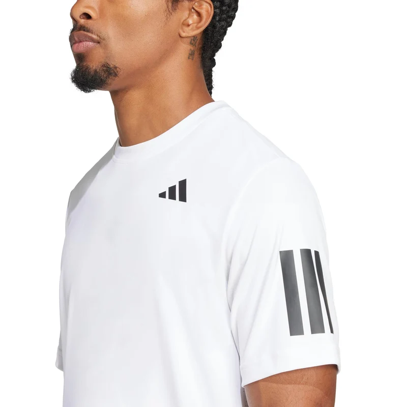 Club 3Stripes T-Shirt Herren-weiß
