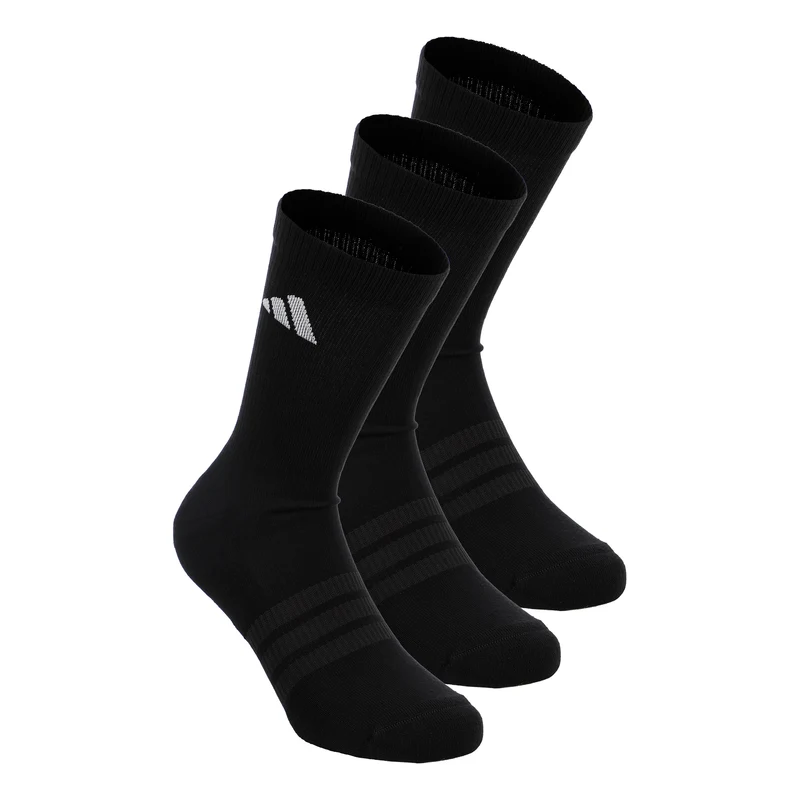 Essentials Crew 3P Tennissocken Unisex-schwarz
