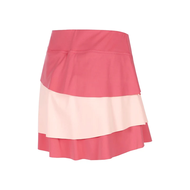 Endlessly Flounce Rock Damen-Koralle,Rosa