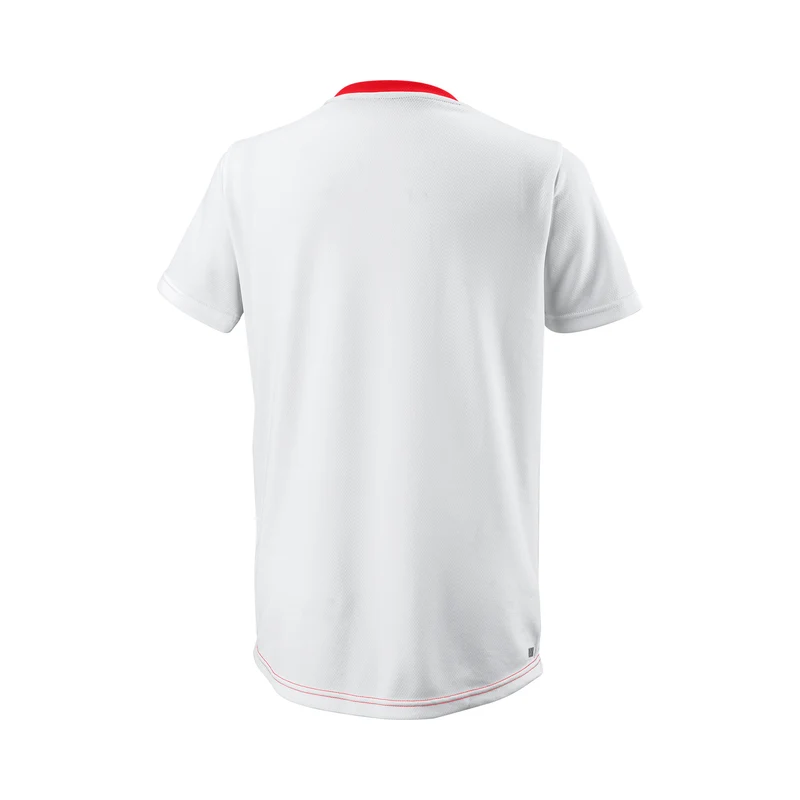 Team T-Shirt Jungen-Rot,Weiß