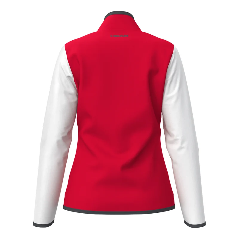 Club 25 Jacket Women Trainingsjacke Damen-Rot,Weiß