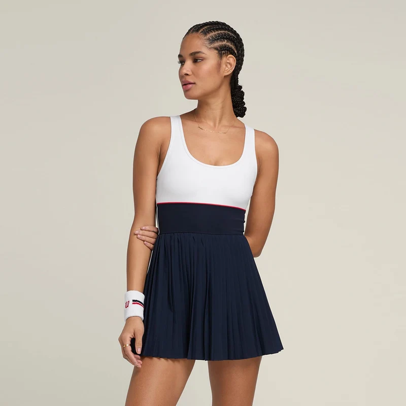Sportif Kleid Damen-Dunkelblau