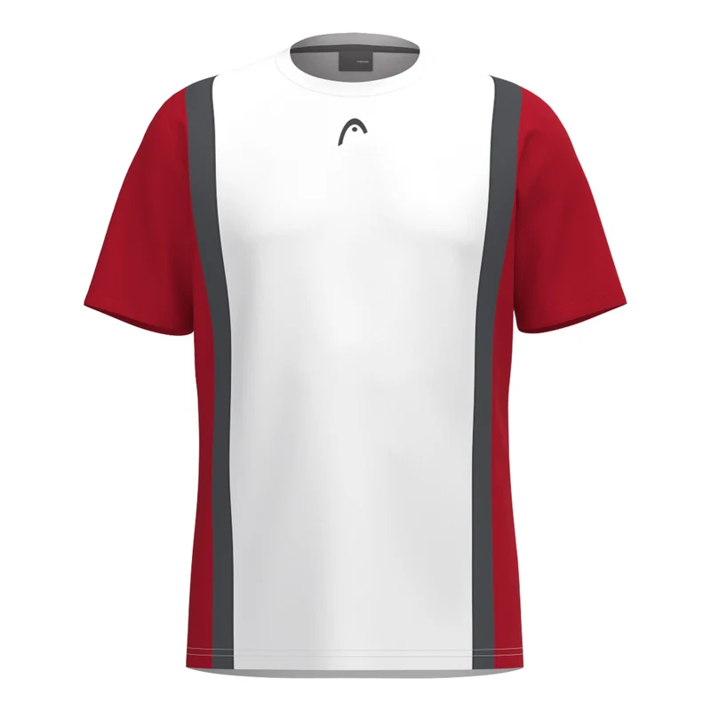 Club 25 Tech T-Shirt Herren-Rot,Weiß