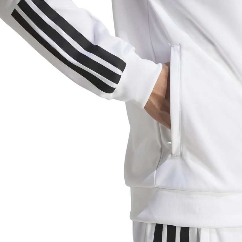 3Stripes Knit Trainingsjacke Herren - weiß, schwarz