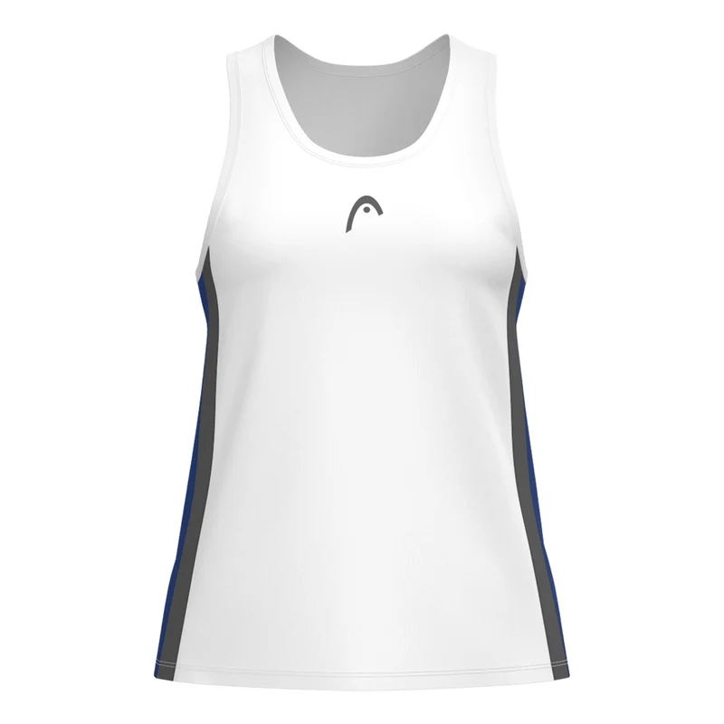 Club 25 Tech Tank-Top Damen-Weiß,Dunkelblau