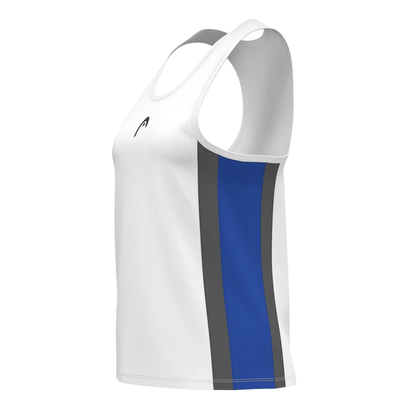 Club 25 Tech Tank-Top Damen-Weiß,Dunkelblau