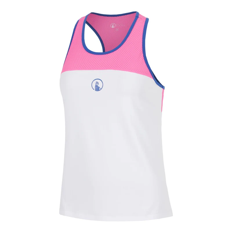 Racerback Tank-Top Damen - pink, blau