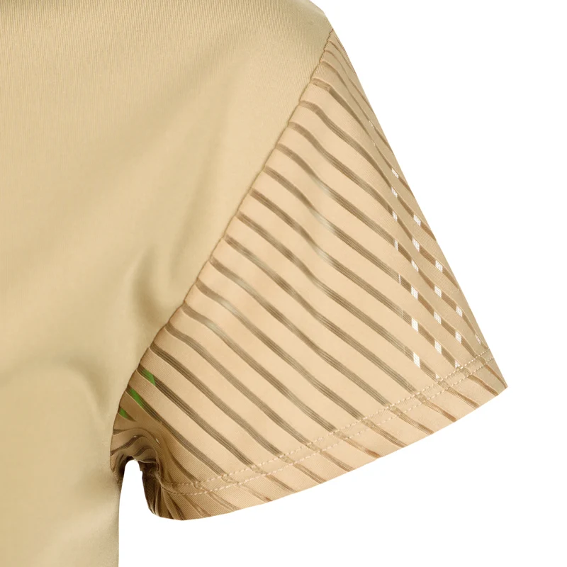 Wild Cross T-Shirt Damen-Beige,Neongrün