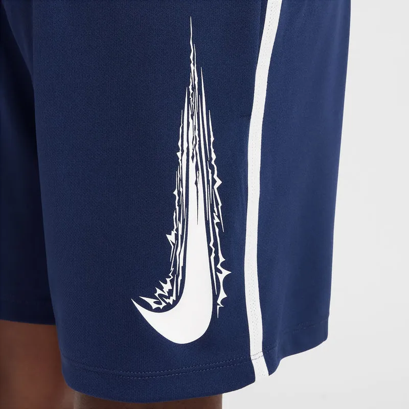 Dri-Fit Multi Shorts Kinder - dunkelblau, weiß