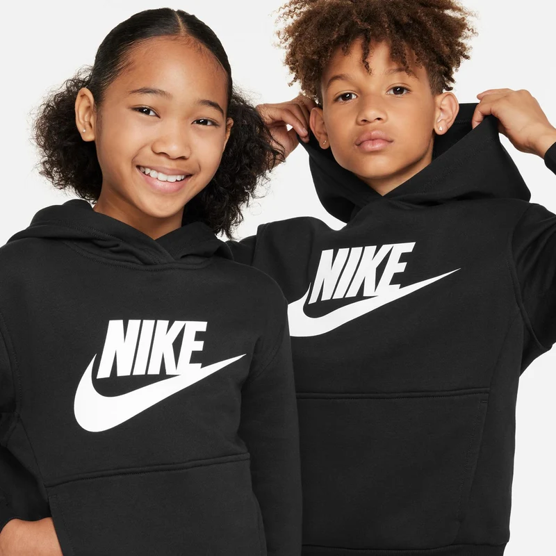 Club Fleece Hoody Kinder-schwarz