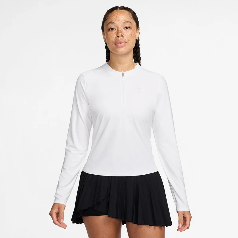 Court Dri-Fit Advantage Longsleeve Damen-Weiß,Weiß