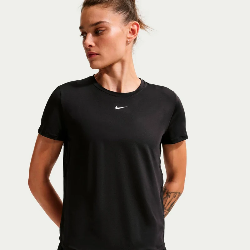 One Dri-Fit T-Shirt Damen-schwarz, weiß