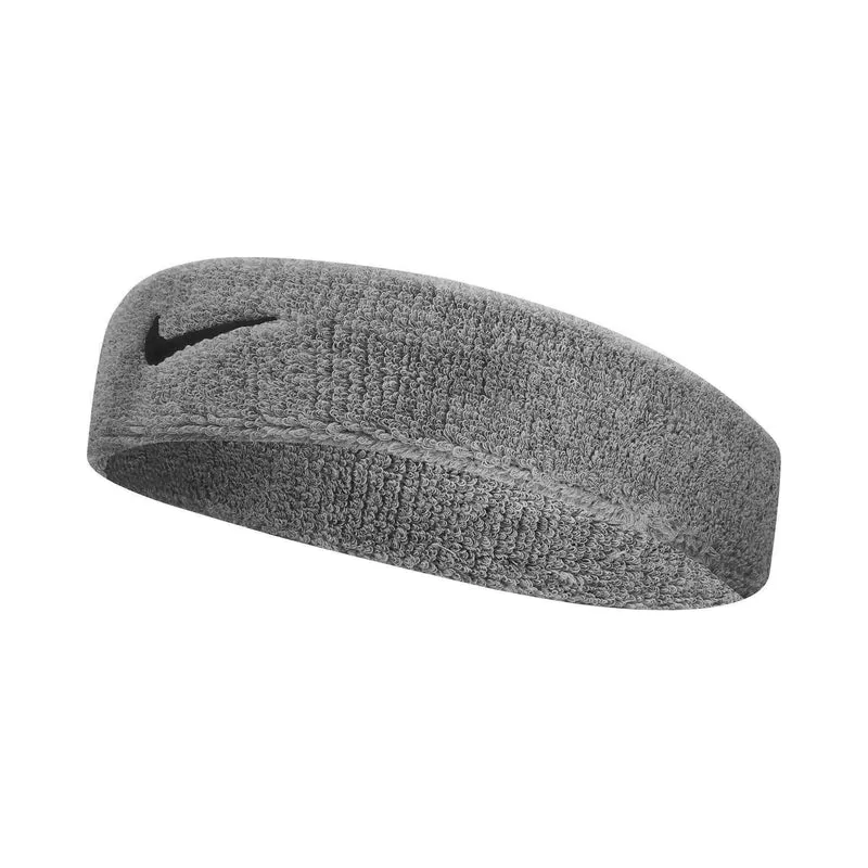 Swoosh Classic Stirnband Unisex - grau, schwarz