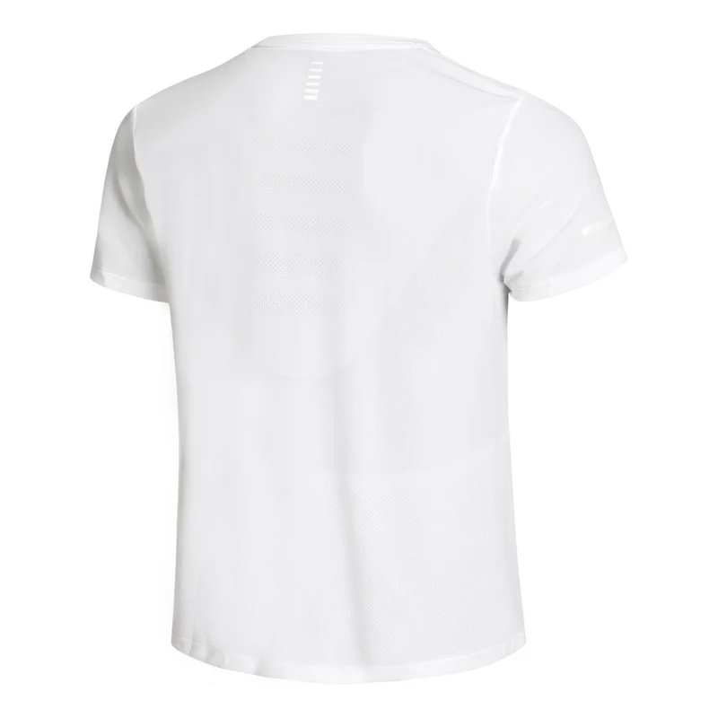 Seamless Stride Laufshirt Herren-Weiß