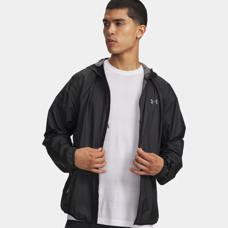 Velociti Pro LW Laufjacke Herren-schwarz, silber