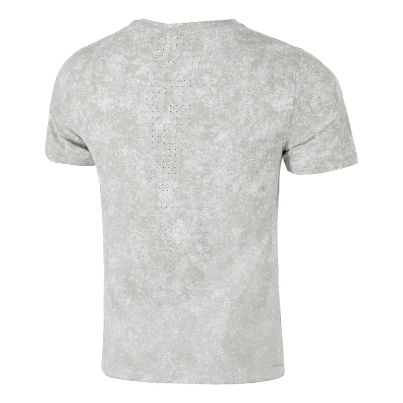 Velociti Pro Print Laufshirt Herren - grau, silber