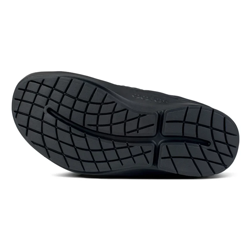 Oocoozie Thermo Mule Recoveryschuh Unisex - schwarz, neongrün
