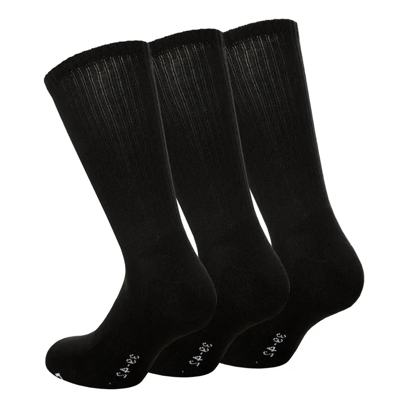 Long Sportsocken 3er Pack-Schwarz