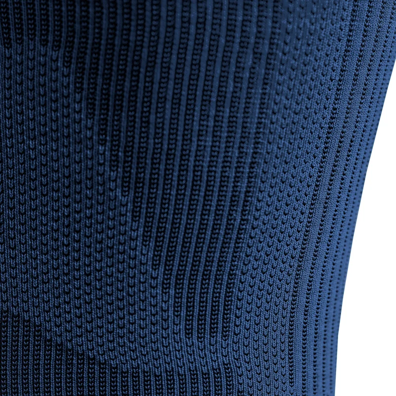 Compression Upper Leg (long) Sleeve-Blau
