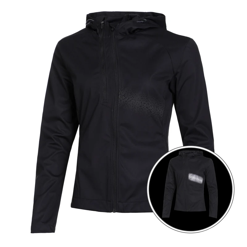 Reflex-Tex Laufjacke Damen-Schwarz