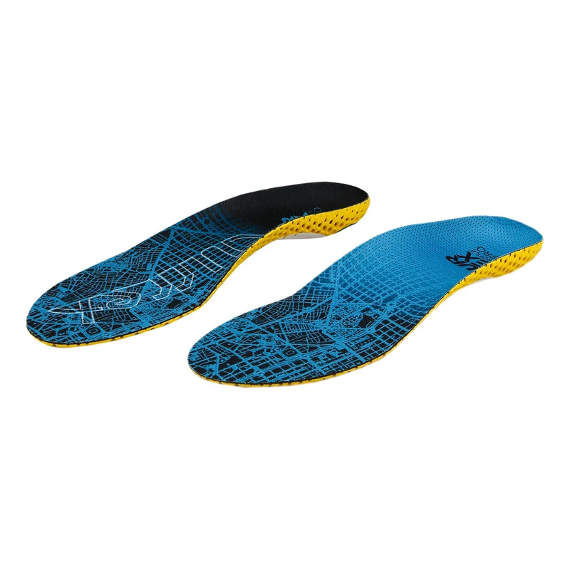 RunPro High Einlegesohle-Blau,Gelb