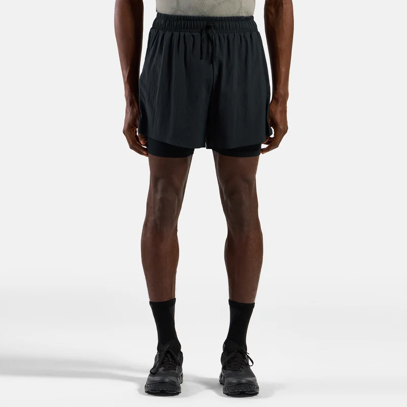 Zeroweight 5in 2in1 Laufshorts Herren-schwarz