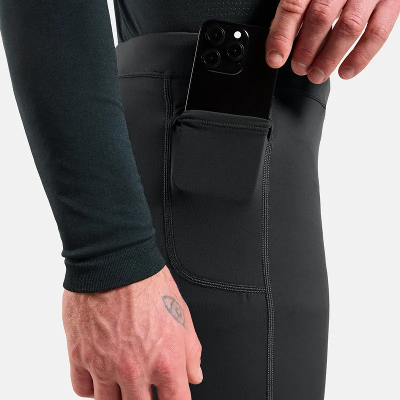Essential Warm Lauftight Herren-Schwarz