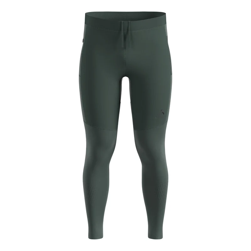Zeroweight Warm Reflective Lauftight Herren-Oliv