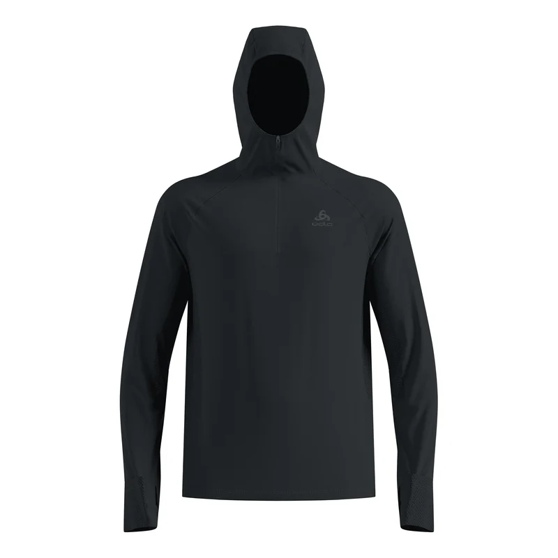 X-Alp Midlayer Laufshirt Herren - schwarz
