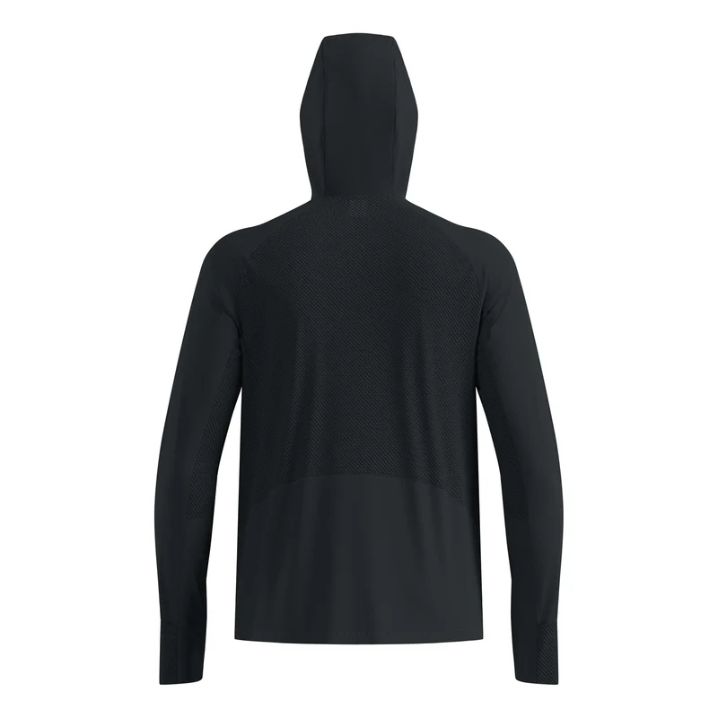X-Alp Midlayer Laufshirt Herren - schwarz