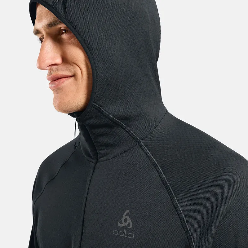 X-Alp Midlayer Laufshirt Herren - schwarz