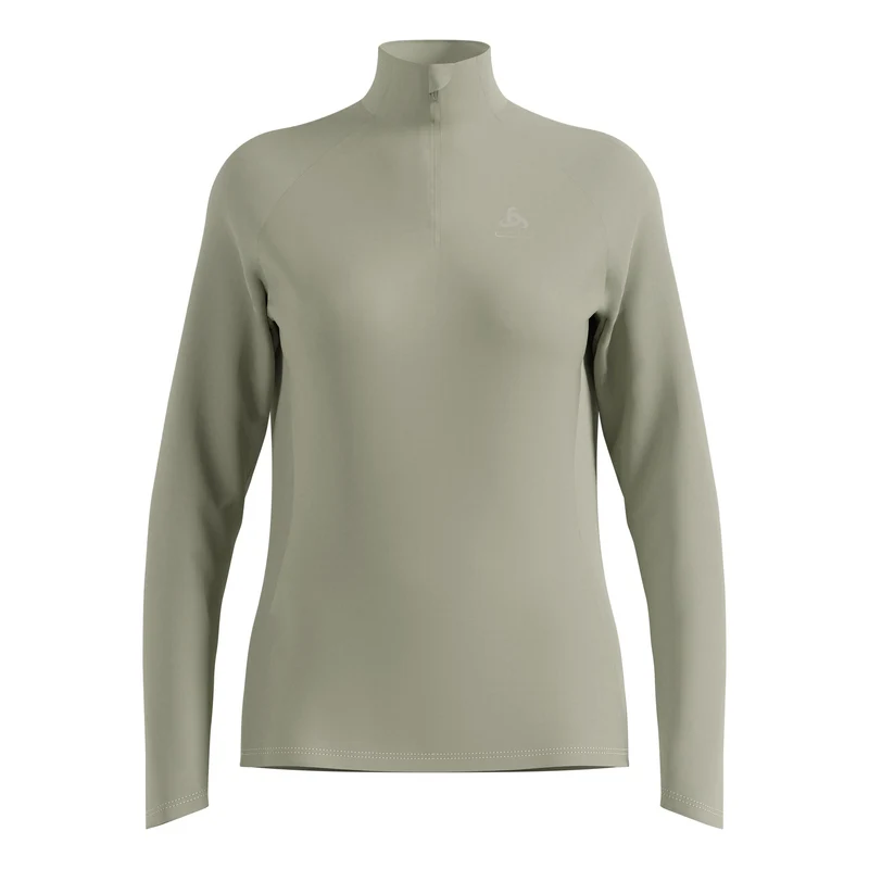 Essential Ceramiwarm 1/2 Zip Laufshirt Damen-Oliv