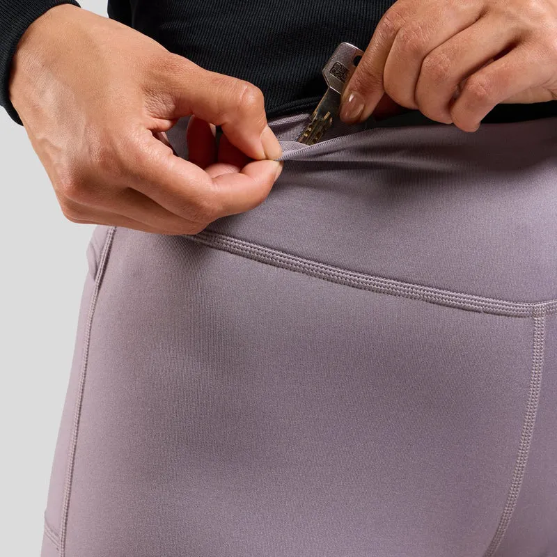 Essential Warm Lauftight Damen-Grau