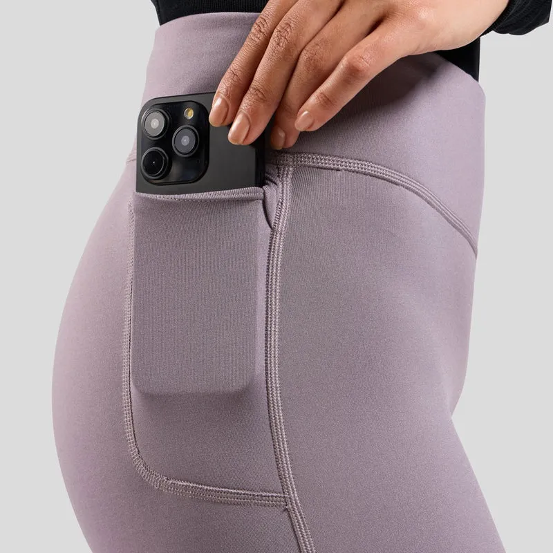 Essential Warm Lauftight Damen-Grau